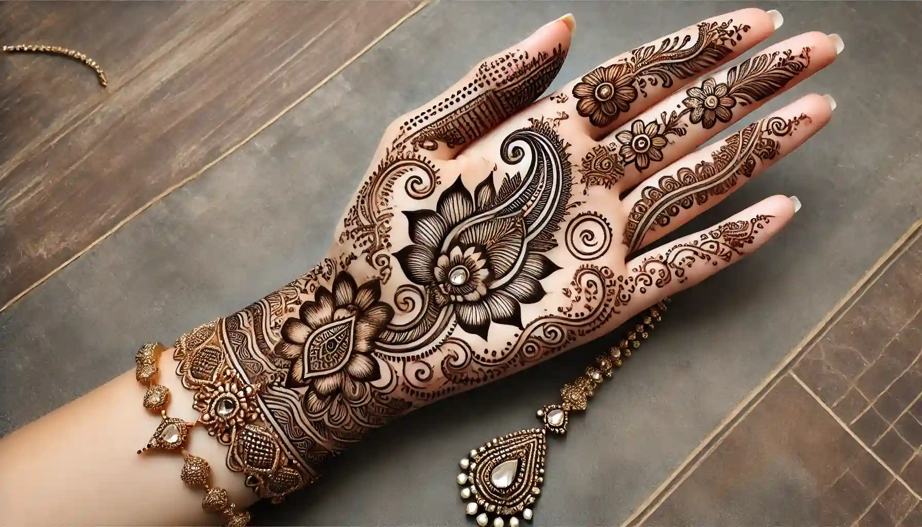 Bengali Mehndi Design