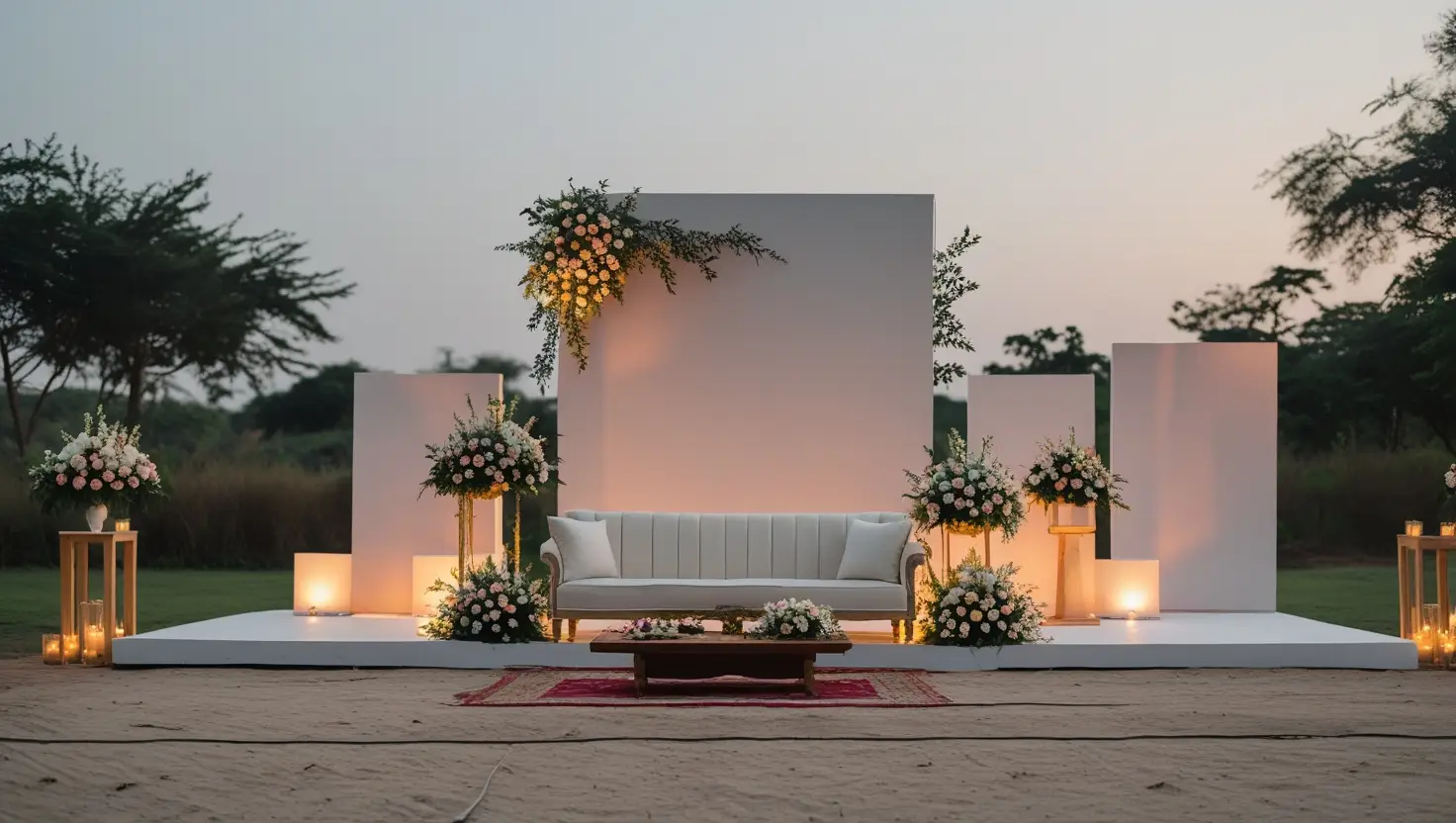 open ground wedding decoration ideas