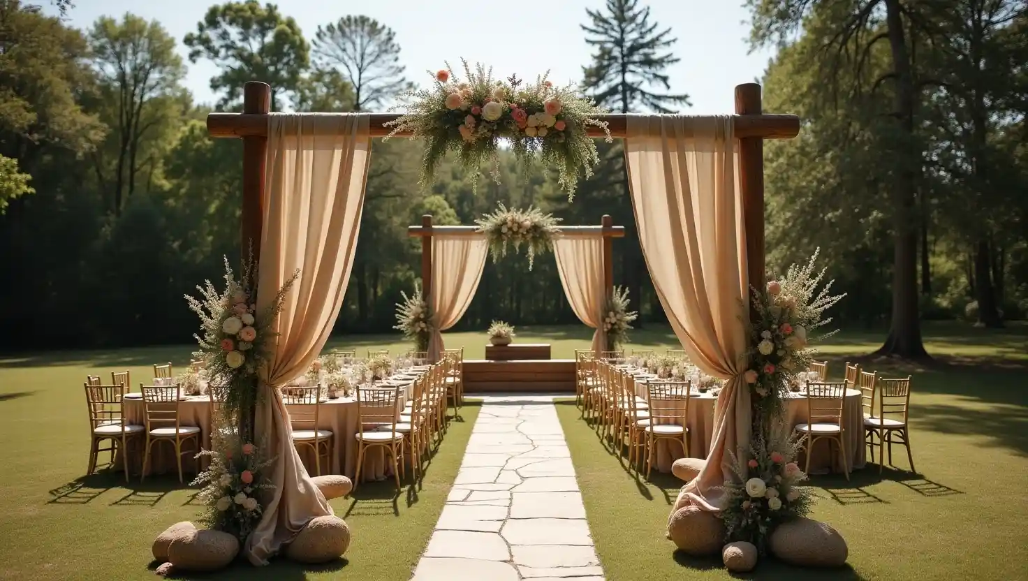 open ground wedding decoration ideas