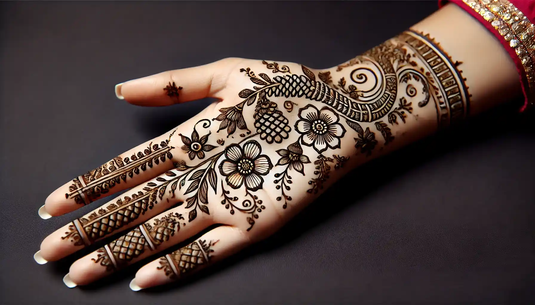 Bengali Mehndi Design