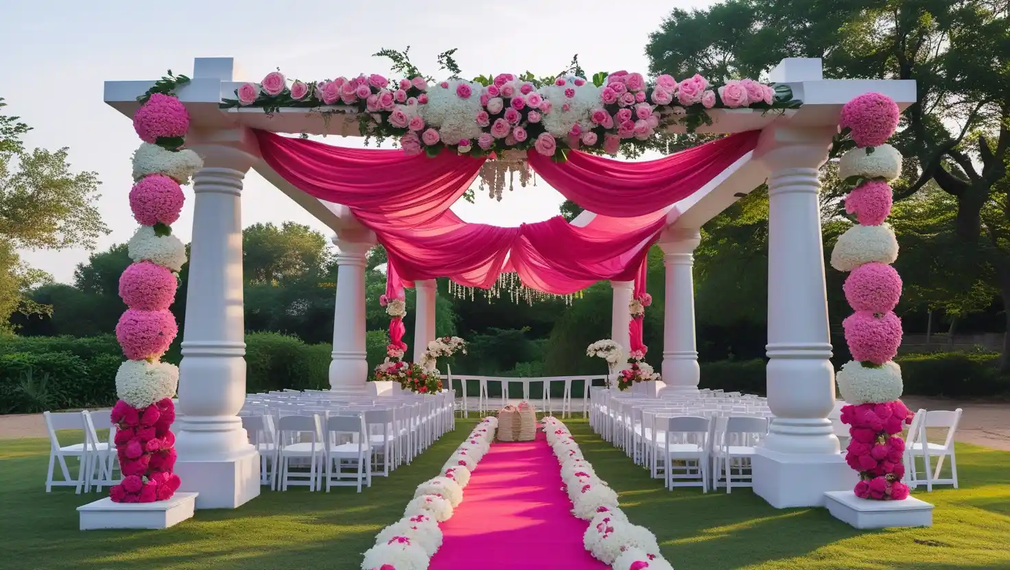 open ground wedding decoration ideas