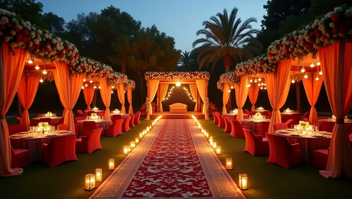 open ground wedding decoration ideas