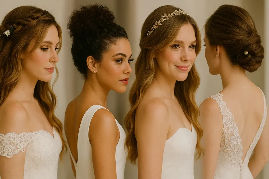 40+ Best Wedding Bridal Hairstyles for the Bride and Bridesmaids Wedding Bridal Hairstyles