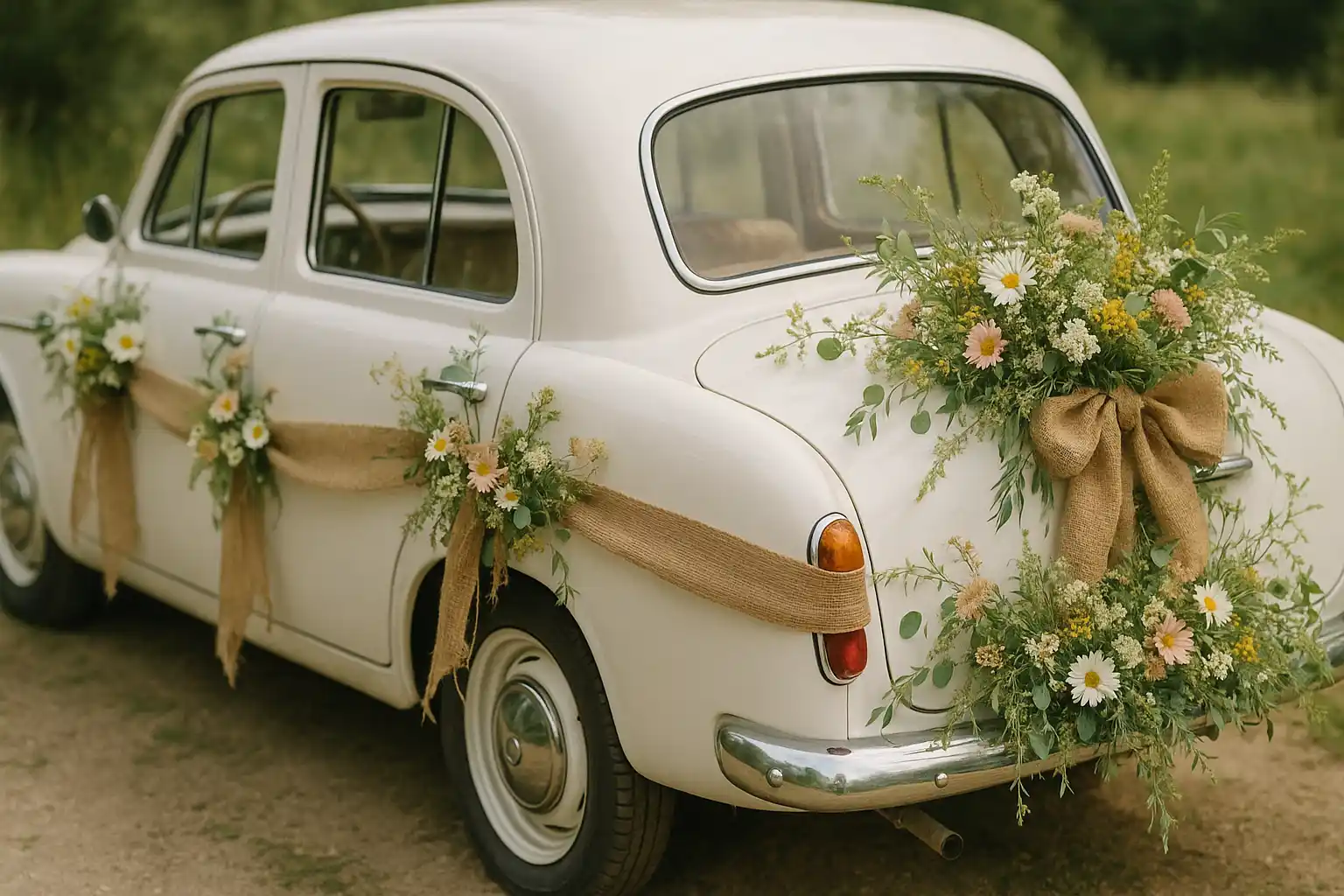 20 Best Car Decoration Ideas for Wedding Car Decoration Ideas for Wedding