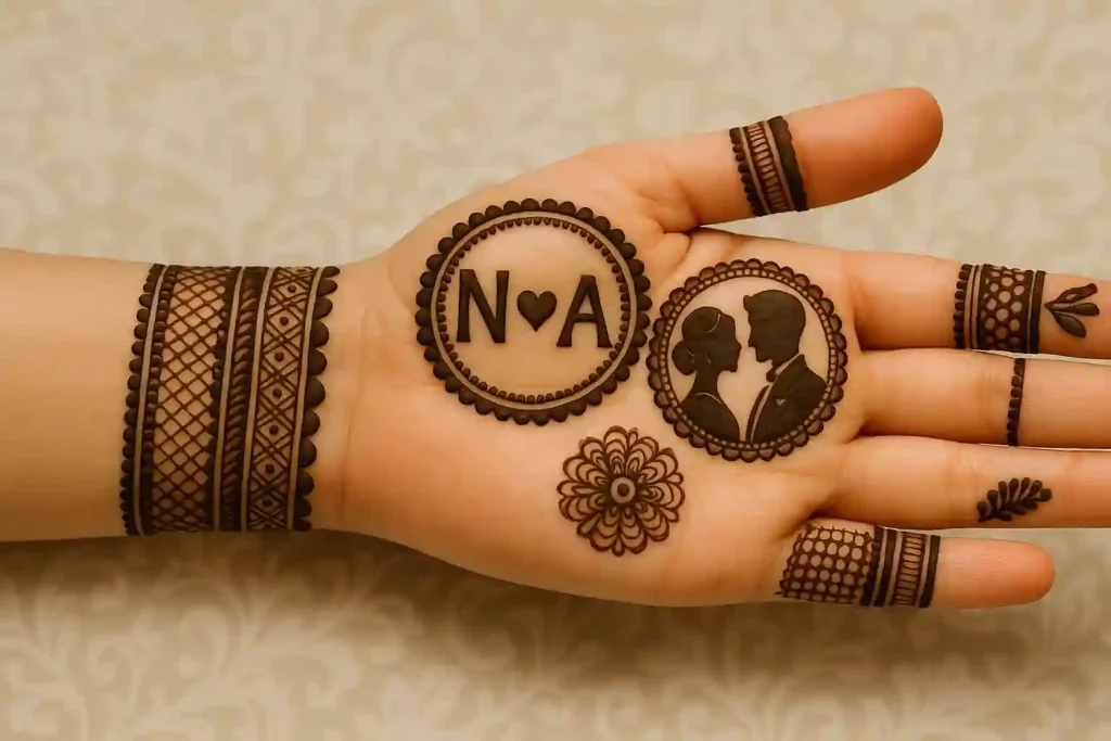 40+ Best Modern Engagement Mehndi Designs for Your Special Day 25
