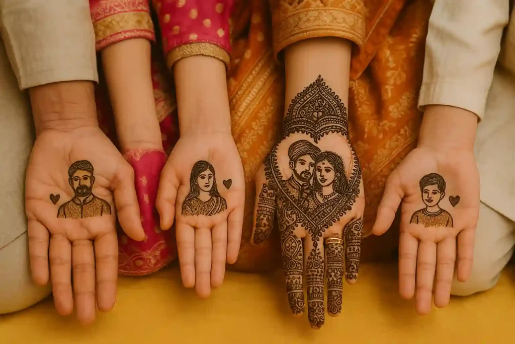 40+ Best Modern Engagement Mehndi Designs for Your Special Day 30