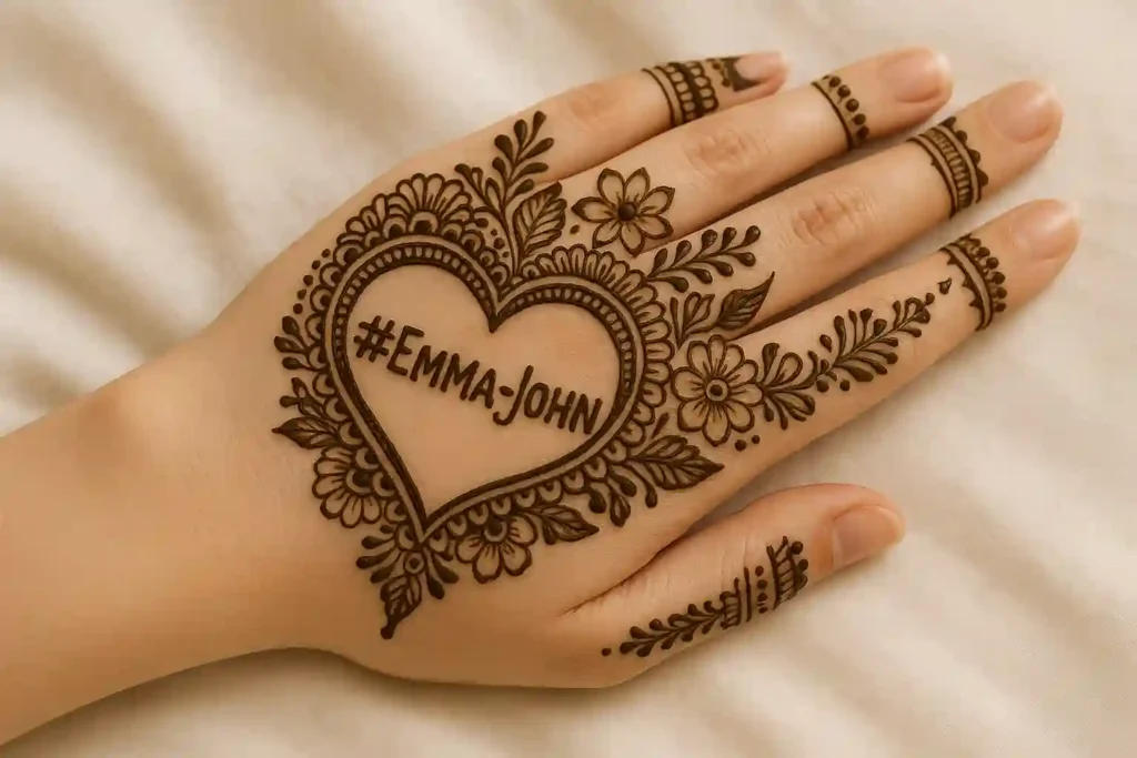40+ Best Modern Engagement Mehndi Designs for Your Special Day 32