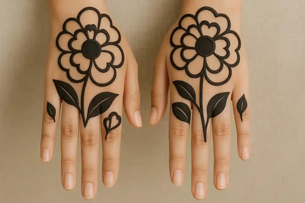 40+ Best Modern Engagement Mehndi Designs for Your Special Day 37