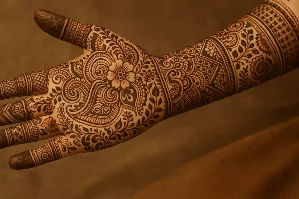 40+ Best Modern Engagement Mehndi Designs for Your Special Day 40