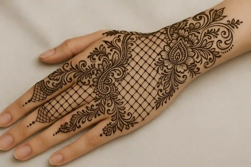 40+ Best Modern Engagement Mehndi Designs for Your Special Day 41