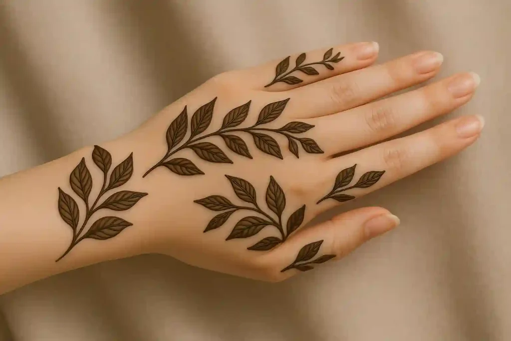 40+ Best Modern Engagement Mehndi Designs for Your Special Day 46