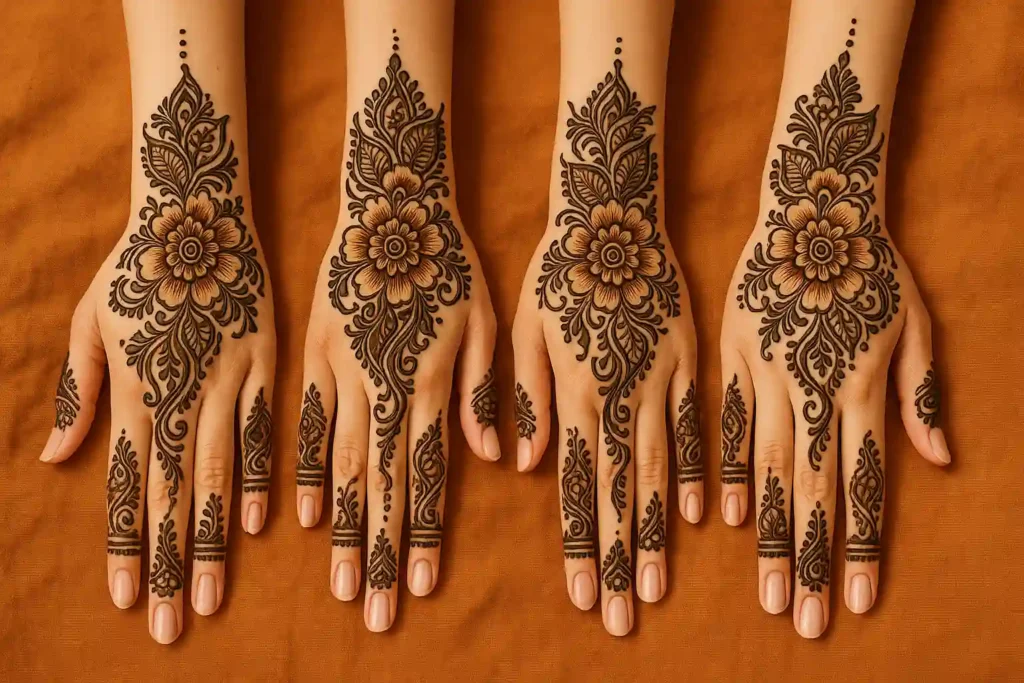 40+ Best Modern Engagement Mehndi Designs for Your Special Day 9 1