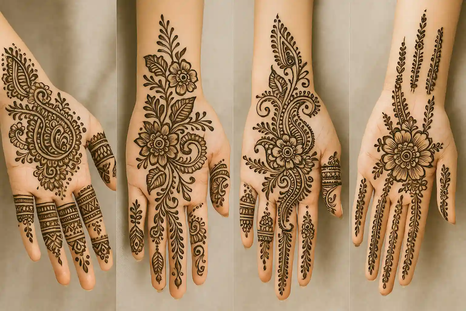 Home Modern Engagement Mehndi Designs